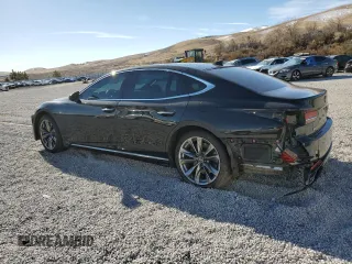 2019 Lexus LS with VIN JTHC51FF2K5005916, listed as a Copart auction lot 45808375 with 13,326 mi miles and Salvage Title. Bid and sale history available at carsss.com. Image 2.