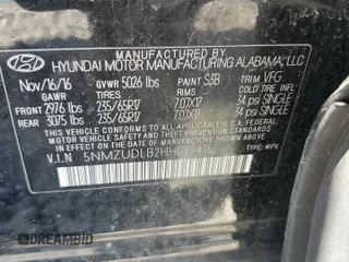 2017 Hyundai Santa Fe 2.4L с VIN 5NMZUDLB2HH029415, выставлен на аукционе Copart как лот 63006765 с пробегом 122 424 миль миль и Чистый • Clean title. История ставок и продаж доступна на DreamBid. Изображение 13.