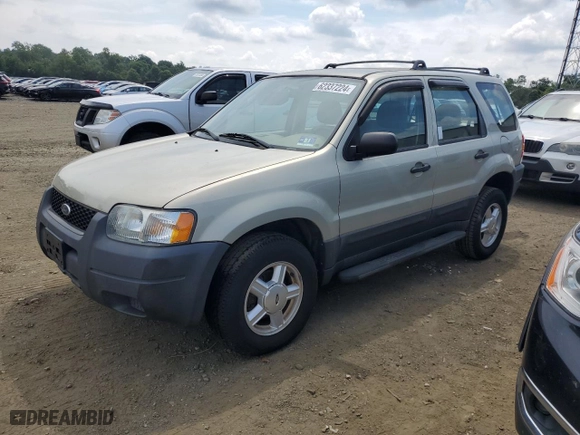 2003 Ford Escape XLS Popular with VIN 1FMYU02193KC65677, listed as a Copart auction lot 62337224 with 66,550 mi miles and Clean Title. Bid and sale history available at carsss.com. Image 1.