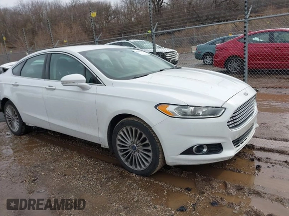 2016 Ford Fusion Titanium with VIN 3FA6P0K96GR158621, listed as a IAAI auction lot 41678349 with 182,162 mi miles. Bid and sale history available at carsss.com. Image 1.