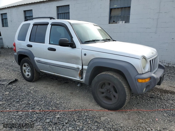 2003 Jeep Liberty Sport with VIN 1J4GL48K03W594572, listed as a Copart auction lot 45284425 with NaN miles and Salvage Title. Bid and sale history available at carsss.com. Image 4.