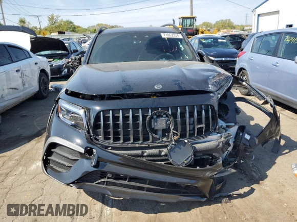 2021 Mercedes-Benz GLB with VIN W1N4M5BBXMW146290, listed as a Copart auction lot 71862324 with 38,637 mi miles and Salvage Title. Bid and sale history available at carsss.com. Image 5.