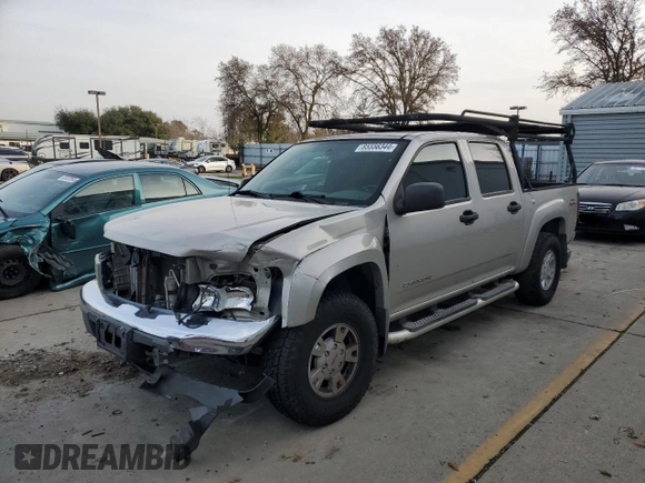 2005 GMC Canyon 1SF SLE Z71 z VIN 1GTDT136658154932, wystawiony jako Copart lot #85556344 z przebiegiem 180 129 mil mil oraz Szkody całkowita. Historia ofert i sprzedaży dostępna na DreamBid. Obrazek 1.