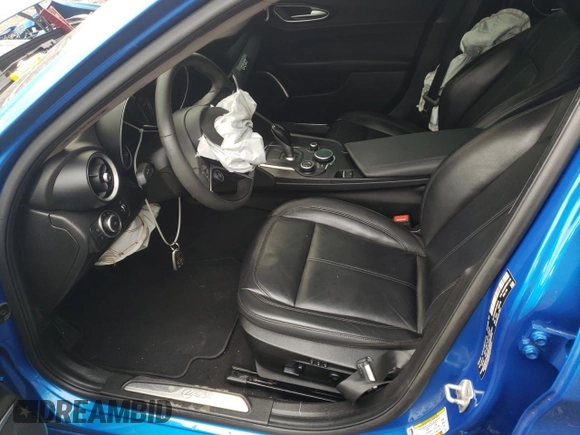 2018 Alfa Romeo Giulia with VIN ZARFAEDN9J7563315, listed as a Copart auction lot 47506033 with 0 mi miles. Bid and sale history available at carsss.com. Image 7.