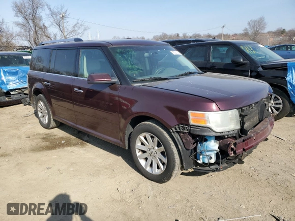 2011 Ford Flex SEL z VIN 2FMGK5CCXBBD29345, wystawiony jako Copart lot #47361145 z przebiegiem 150 531 mil mil oraz Szkoda całkowita • Salvage title. Historia ofert i sprzedaży dostępna na DreamBid. Obrazek 4.