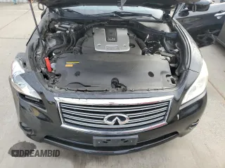 2013 Infiniti M37 with VIN JN1BY1AR0DM601575, listed as a Copart auction lot 78614134 with 158,729 mi miles and Salvage Title. Bid and sale history available at carsss.com. Image 11.