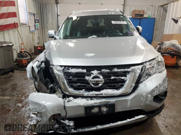 2019 Nissan Pathfinder SV with VIN 5N1DR2MM7KC619238, listed as a Copart auction lot 46603615 with 112,243 mi miles and Salvage Title. Bid and sale history available at carsss.com. Image 5.