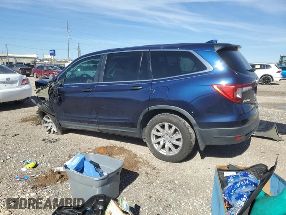 2019 Honda Pilot LX with VIN 5FNYF5H17KB014347, listed as a Copart auction lot 87772925 with 144,949 mi miles and Clean Title. Bid and sale history available at DreamBid. Image 2.