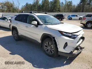 2025 Toyota RAV4 Hybrid XLE Premium with VIN 2T3B6RFVXSW084227, listed as a Copart auction lot 48907275 with 1,692 mi miles and Salvage Title. Bid and sale history available at DreamBid. Image 4.