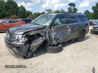2021 Ford Expedition Max XLT with VIN 1FMJK1JT2MEA78359, listed as a Copart auction lot 63075055 with 66,245 mi miles and Salvage title. Bid and sale history available at DreamBid. Image 1.