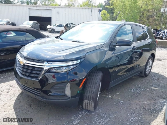 2024 Chevrolet Equinox LT with VIN 3GNAXKEG4RL280157, listed as a IAAI auction lot 41984430 with 23,266 mi miles. Bid and sale history available at carsss.com. Image 2.