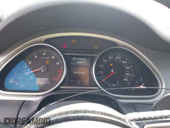 2013 Audi Q7 S line Prestige z VIN WA1DGAFE2DD014884, wystawiony jako IAAI lot #41899713 z przebiegiem 130 141 mil mil oraz . Historia ofert i sprzedaży dostępna na DreamBid. Obrazek 7.