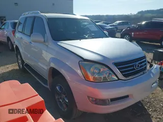 2009 Lexus GX 470 with VIN JTJBT20X390175930, listed as a IAAI auction lot 41856945 with 207,809 mi miles and . Bid and sale history available at carsss.com. Image 1.