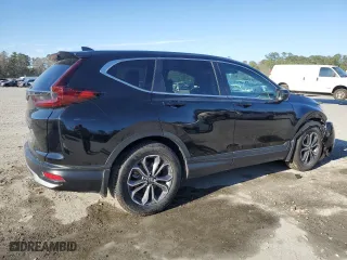 2022 Honda CR-V EX-L with VIN 5J6RW1H86NA011358, listed as a Copart auction lot 47057195 with 33,302 mi miles and Salvage Title. Bid and sale history available at carsss.com. Image 3.