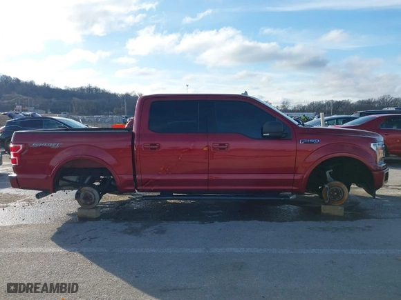 2018 Ford F-150 XL with VIN 1FTEW1EP3JFA78285, listed as a IAAI auction lot 41491628 with 116,992 mi miles. Bid and sale history available at carsss.com. Image 12.