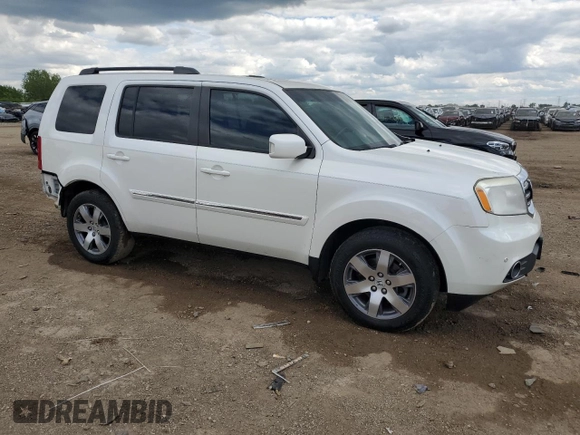 2013 Honda Pilot Touring z VIN 5FNYF4H91DB062722, wystawiony jako Copart lot #58308165 z przebiegiem 130 896 mil mil oraz Szkoda całkowita • Salvage title. Historia ofert i sprzedaży dostępna na DreamBid. Obrazek 4.