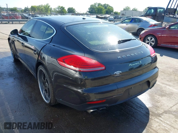 2014 Porsche Panamera S E-Hybrid with VIN WP0AD2A76EL044591, listed as a IAAI auction lot 42436817 with 89,009 mi miles and . Bid and sale history available at DreamBid. Image 3.