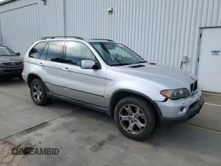 2004 BMW X5 3.0i with VIN 5UXFA13504LU20025, listed as a Copart auction lot 78745834 with 164,088 mi miles and Salvage Title. Bid and sale history available at carsss.com. Image 4.
