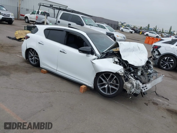 2015 Lexus CT 200h with VIN JTHKD5BH0F2234146, listed as a IAAI auction lot 42583102 with Not provided miles and . Bid and sale history available at DreamBid. Image 1.
