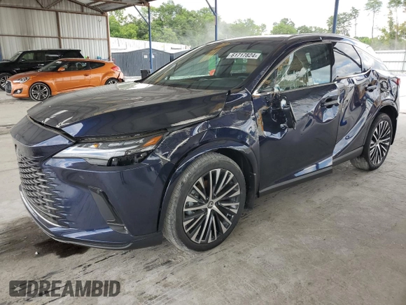 2024 Lexus RX with VIN 2T2BBMCA9RC035438, listed as a Copart auction lot 61717824 with 3 mi miles and Salvage Title. Bid and sale history available at carsss.com. Image 1.