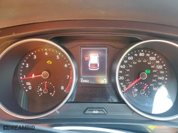 2018 Volkswagen Tiguan SEL with VIN 3VV2B7AX8JM106767, listed as a Copart auction lot 51954695 with 83,962 mi miles and Salvage Title. Bid and sale history available at carsss.com. Image 9.