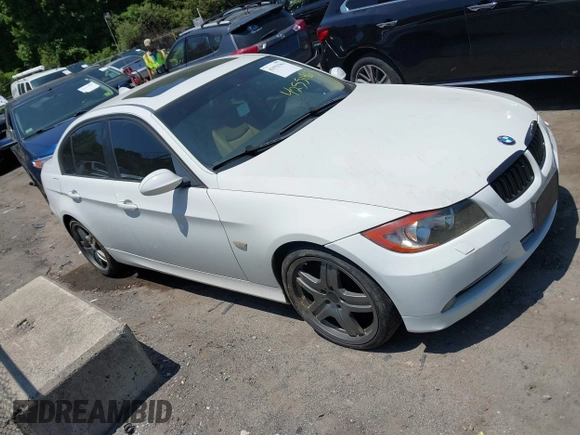 2008 BMW 3 Series 328xi with VIN WBAVC73508KX90393, listed as a IAAI auction lot 42551963 with 166,755 mi miles and . Bid and sale history available at DreamBid. Image 1.