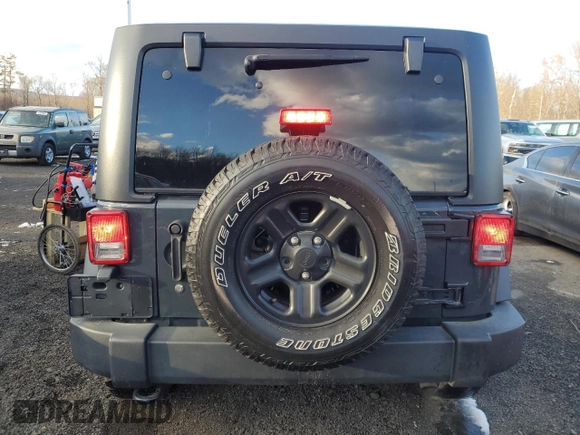 2018 Jeep Wrangler JK Unlimited Sport S with VIN 1C4BJWDG9JL897920, listed as a Copart auction lot 44058795 with 95,142 mi miles and Clean Title. Bid and sale history available at carsss.com. Image 6.
