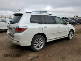 2012 Toyota Highlander Hybrid Limited with VIN JTEDC3EH3C2008011, listed as a Copart auction lot 51090135 with 129,748 mi miles and Salvage Title. Bid and sale history available at carsss.com. Image 3.