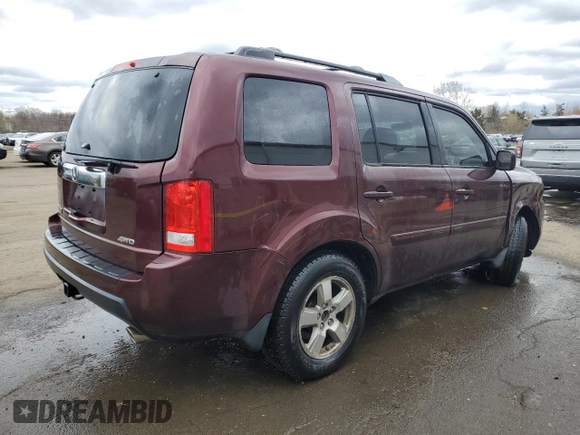 2011 Honda Pilot EX-L with VIN 5FNYF4H5XBB011844, listed as a Copart auction lot 52763845 with 116,570 mi miles and Salvage Title. Bid and sale history available at carsss.com. Image 3.
