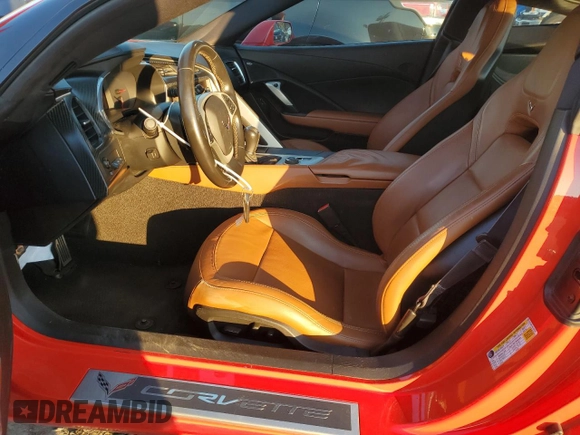 2014 Chevrolet Corvette 2LT with VIN 1G1YC2D74E5122781, listed as a Copart auction lot 82669644 with 74,658 mi miles and Clean Title. Bid and sale history available at carsss.com. Image 7.