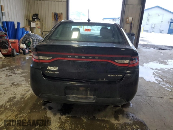 2013 Dodge Dart SXT with VIN 1C3CDFBA1DD295025, listed as a Copart auction lot 58530174 with 211,872 mi miles and Salvage Title. Bid and sale history available at carsss.com. Image 6.