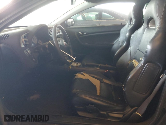 2006 Acura RSX with VIN JH4DC54806S023165, listed as a Copart auction lot 62896225 with 201,395 mi miles and Salvage title. Bid and sale history available at DreamBid. Image 7.