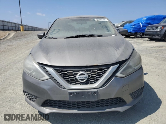2017 Nissan Sentra S with VIN 3N1AB7APXHY290593, listed as a Copart auction lot 60475705 with 324,599 mi miles and Salvage title. Bid and sale history available at DreamBid. Image 5.