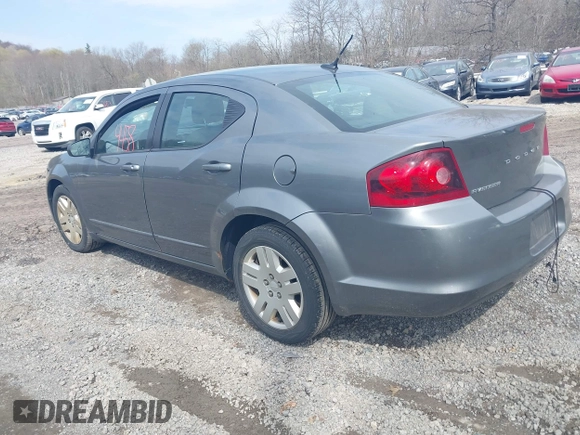 2012 Dodge Avenger SE with VIN 1C3CDZAB8CN322466, listed as a IAAI auction lot 42054458 with 118,098 mi miles and . Bid and sale history available at carsss.com. Image 3.