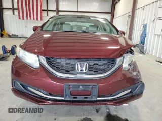 2015 Honda Civic LX with VIN 2HGFB2F50FH505934, listed as a Copart auction lot 56029315 with 66,355 mi miles and Salvage title. Bid and sale history available at DreamBid. Image 5.