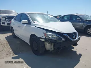 2019 Nissan Sentra S with VIN 3N1AB7AP5KY203397, listed as a IAAI auction lot 41783825 with 101,587 mi miles. Bid and sale history available at carsss.com. Image 1.