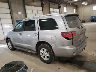 2019 Toyota Sequoia SR5 with VIN 5TDBY5G15KS168276, listed as a Copart auction lot 43376395 with 0 mi miles and Salvage Title. Bid and sale history available at carsss.com. Image 2.