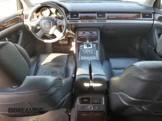 2007 Audi A8 L 4.2L with VIN WAUMV44E77N025911, listed as a Copart auction lot 74821004 with 184,166 mi miles and Salvage Title. Bid and sale history available at carsss.com. Image 8.