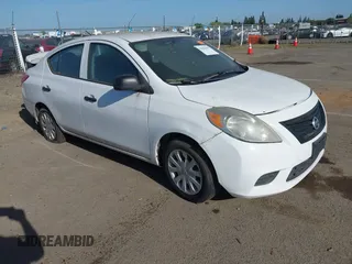 2014 Nissan Versa SV with VIN 3N1CN7AP3EL844498, listed as a IAAI auction lot 42086659 with 1 mi miles. Bid and sale history available at carsss.com. Image 1.