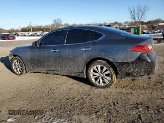 2011 Infiniti M37 with VIN JN1BY1AR6BM373546, listed as a Copart auction lot 87723595 with 284,173 mi miles and Salvage Title. Bid and sale history available at carsss.com. Image 2.