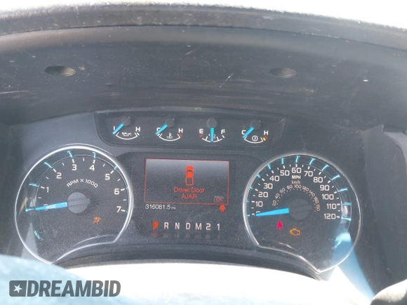 2013 Ford F-150 XL z VIN 1FTEX1CM1DFC12866, wystawiony jako IAAI lot #42609926 z przebiegiem 316 081 mil mil oraz . Historia ofert i sprzedaży dostępna na DreamBid. Obrazek 7.