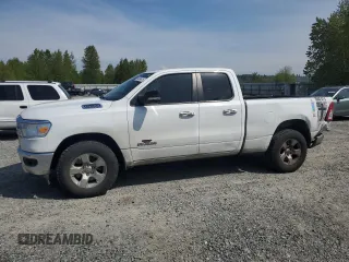 2019 Ram 1500 Big Horn with VIN 1C6SRFBT1KN834770, listed as a Copart auction lot 54684615 with 120,322 mi miles and Salvage title. Bid and sale history available at DreamBid. Image 1.