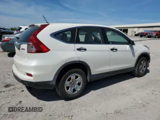 2016 Honda CR-V LX with VIN 5J6RM4H34GL040800, listed as a Copart auction lot 53055124 with 129,017 mi miles and Salvage Title. Bid and sale history available at carsss.com. Image 3.