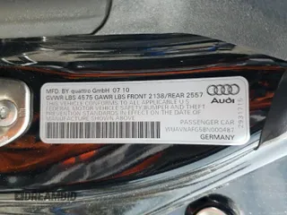 2011 Audi R8 z VIN WUAVNAFG5BN000487, wystawiony jako Copart lot #53643794 z przebiegiem 43 170 mil mil oraz Tytuł czysty. Historia ofert i sprzedaży dostępna na DreamBid. Obrazek 12.