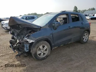 2021 Chevrolet Trax LT with VIN KL7CJLSB4MB338292, listed as a Copart auction lot 59081345 with 43,338 mi miles and Non repairable. Bid and sale history available at DreamBid. Image 1.