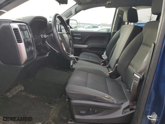 2017 Chevrolet Silverado 1500 LT with VIN 1GCVKREC9HZ265644, listed as a Copart auction lot 43423795 with 187,259 mi miles and Salvage Title. Bid and sale history available at carsss.com. Image 7.