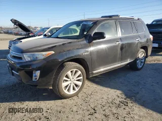2013 Toyota Highlander Hybrid Limited with VIN JTEDC3EHXD2015748, listed as a Copart auction lot 42134275 with 146,129 mi miles and Salvage Title. Bid and sale history available at carsss.com. Image 1.