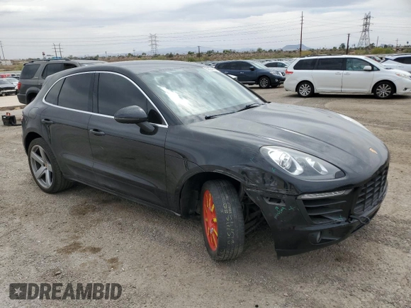 2016 Porsche Macan S with VIN WP1AB2A53GLB57856, listed as a Copart auction lot 56534895 with 71,409 mi miles and Salvage title. Bid and sale history available at DreamBid. Image 4.