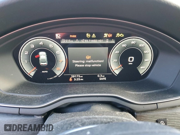 2023 Audi A4 S line Premium Plus z VIN WAUEAAF48PN001846, wystawiony jako Copart lot #48158205 z przebiegiem 29 175 mil mil oraz Szkoda całkowita • Salvage title. Historia ofert i sprzedaży dostępna na DreamBid. Obrazek 9.