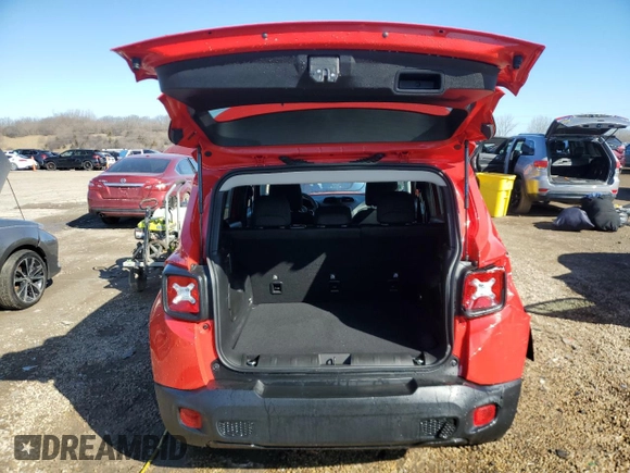 2020 Jeep Renegade Sport with VIN ZACNJAAB7LPL92690, listed as a Copart auction lot 48466875 with 12,026 mi miles and Salvage Title. Bid and sale history available at carsss.com. Image 6.